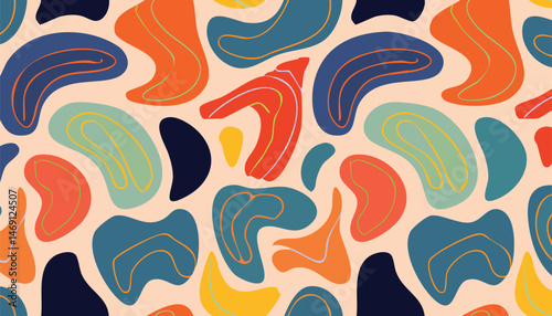 25. Modern Abstract Blobs Gradient Texture