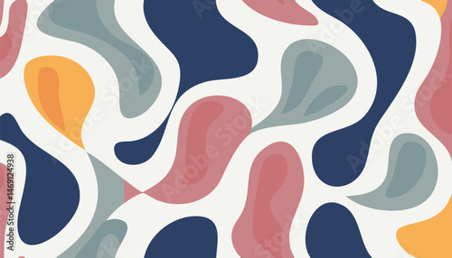 30. Dynamic Liquid Forms Seamless Artwork