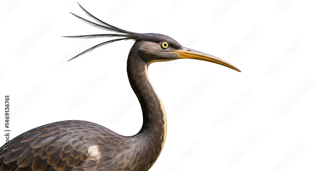 Isolated Agami Heron Bird Tropical Long Beak Wildlife Isolated Agami Heron Bird Tropical Long Beak Wildlife