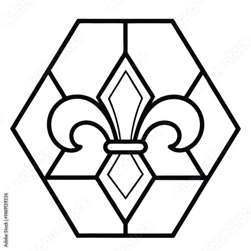 This black background features a vector illustration with both the circular peace symbol and the trefoil biohazard symbol as a conceptual design element