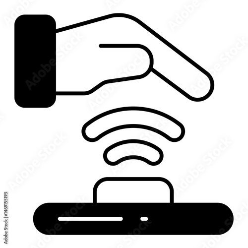 Palm Scan dualtone icon