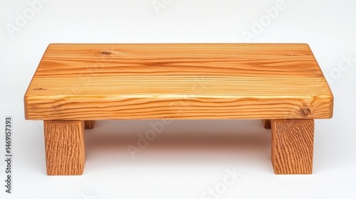 Simple wooden small table