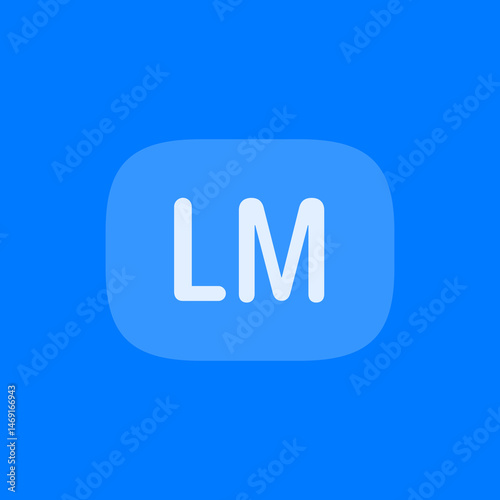 Filled LM Horizontal Button