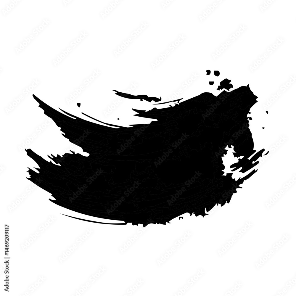 Naklejka premium grunge ink splashes