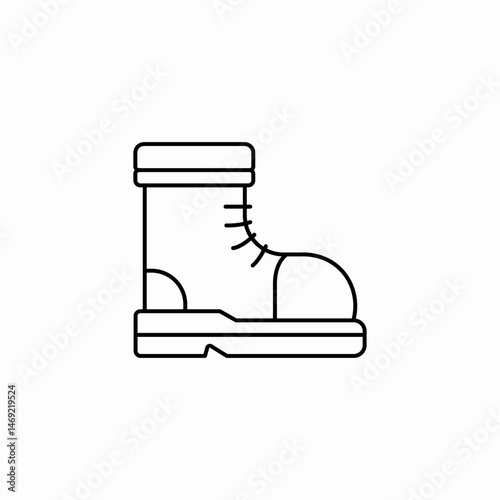 boot icon icon sign vector