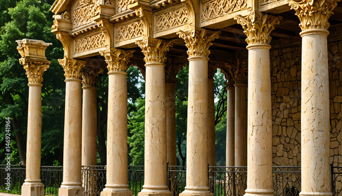 Le charme des colonnes anciennes photo