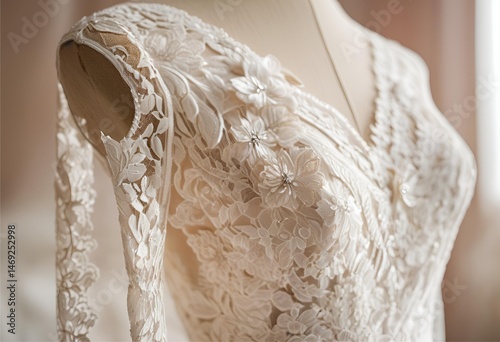 beautiful lace dress with intricate floral cutout design, showcasing elegance and feminine charm.

