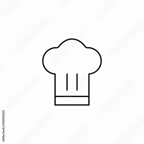 chef hat icon sign vector
