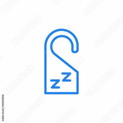 do not disturb icon sign vector