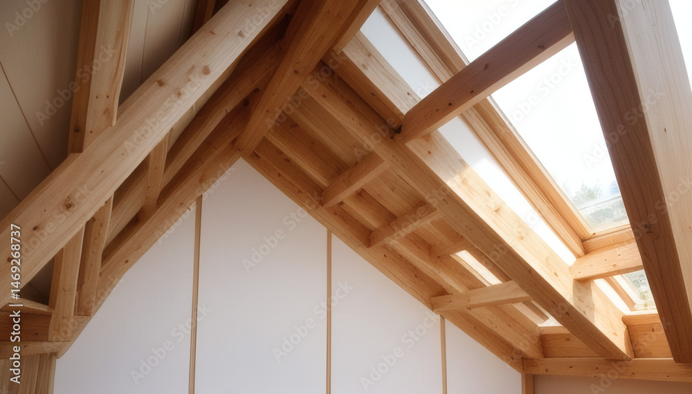 wooden roof of the house wooden roof of the house