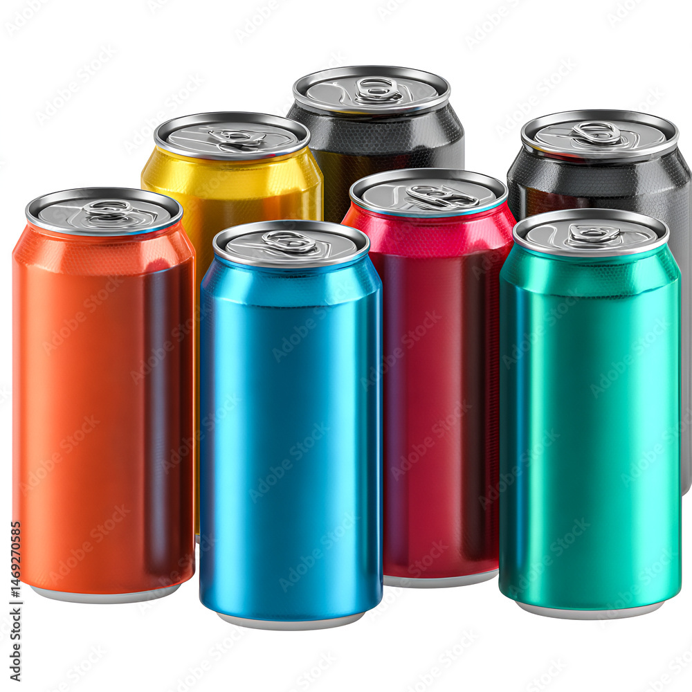 Colorful Soda Cans Refreshing Drinks Variety Pack Colorful Soda Cans Refreshing Drinks Variety Pack