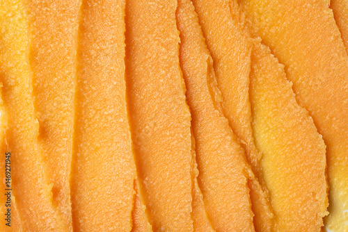 Shea Butter with mango oil Texture Closeup â€“ Natural Skincare Ingredient Macro Background