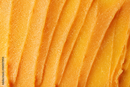 Shea Butter with mango oil Texture Closeup â€“ Natural Skincare Ingredient Macro Background