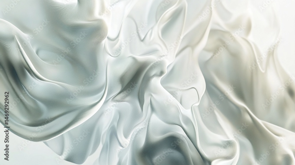 Obraz premium Abstract Fluid Waves with Gradient Colors, A Vision of Artistic Expression