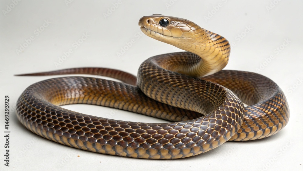 Central Ranges Taipan on studio background
Central Ranges Taipan on studio background