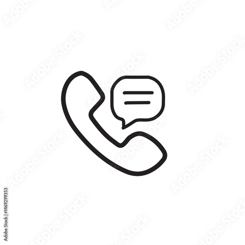 Phone with message icon