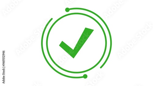 Tick Mark Confirmation Effect – Motion Graphic	
