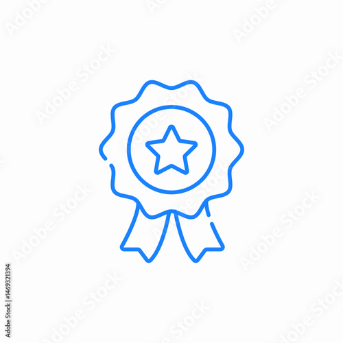 quality badge icon sign vector