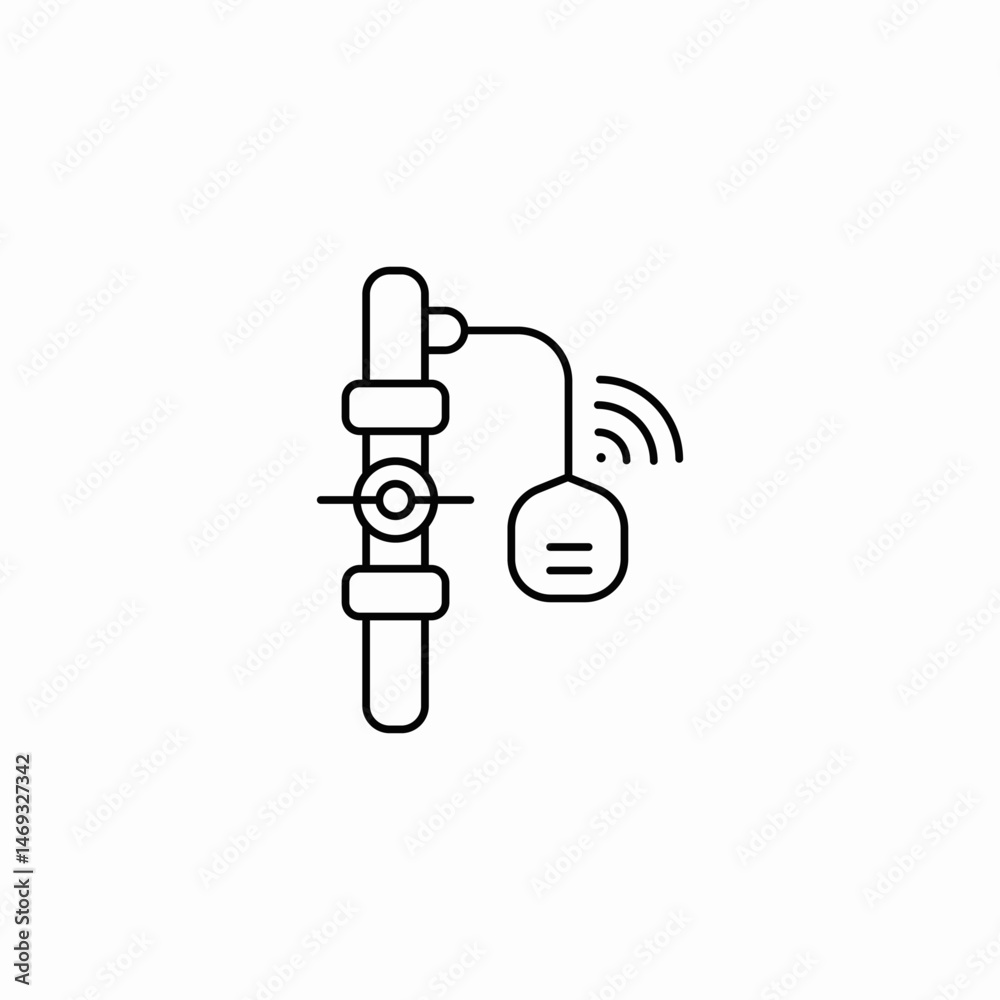 smart valve icon sign vector smart valve icon sign vector