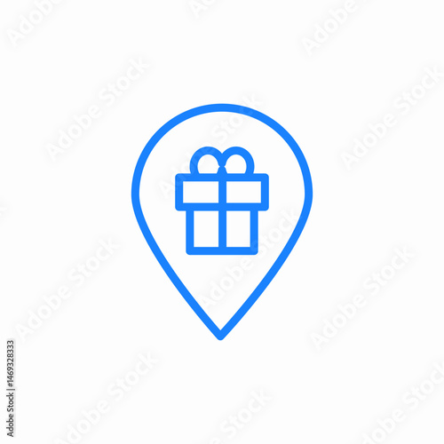 store location icon sign vector