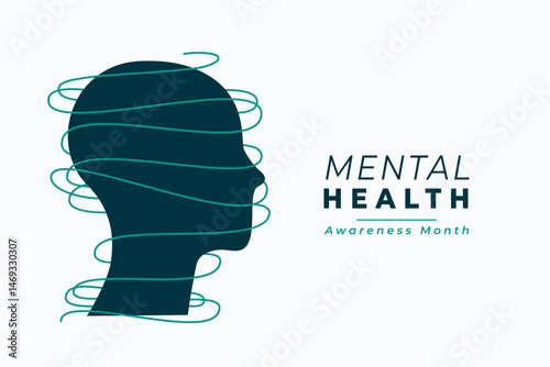 mental health wellness concept background for medical treatment