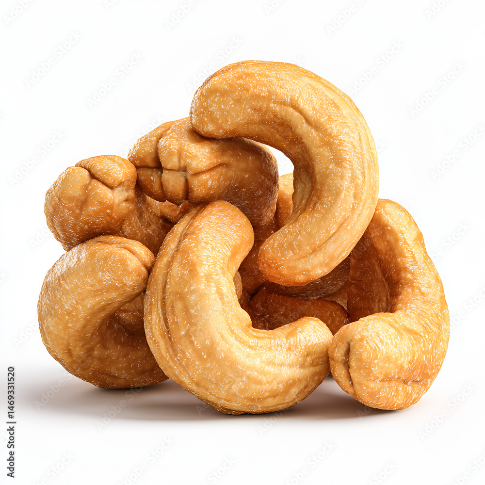 Fototapeta premium Delicious Roasted Cashews A Nutritious Snack Delightful Treat