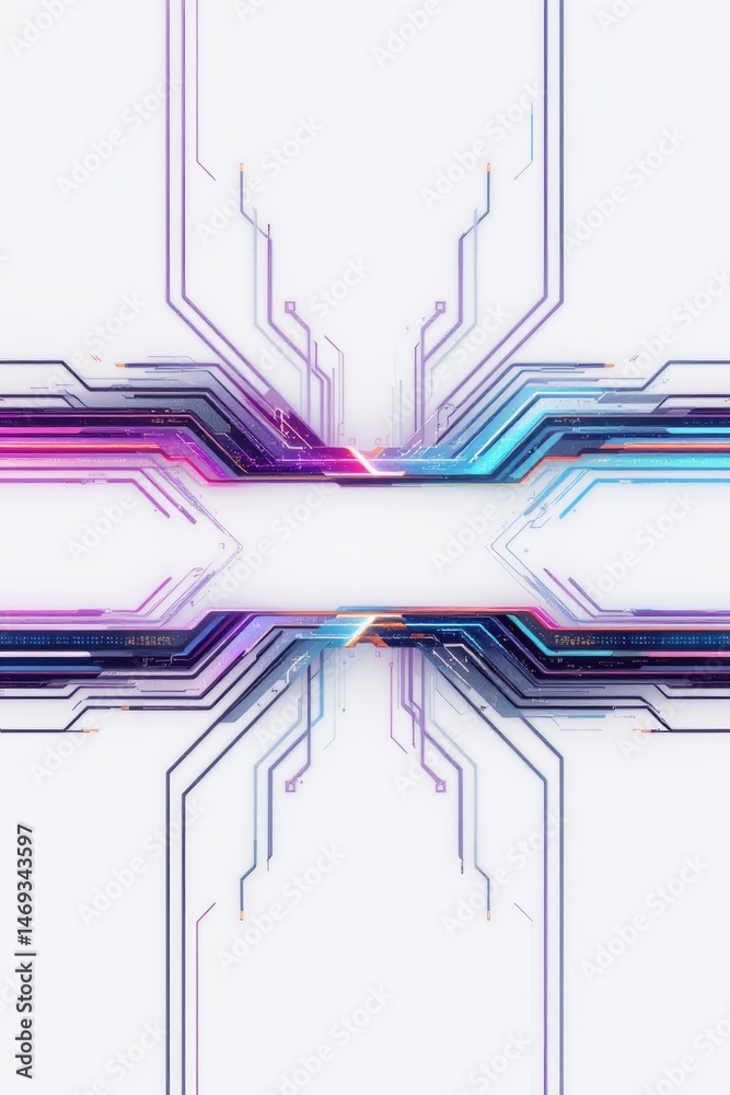 Abstract Circuit Board Technology Background
