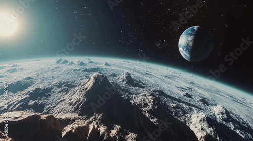 planet earth in space