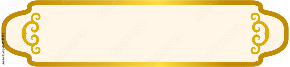 Obraz premium Chinese New year Text Box Frame 