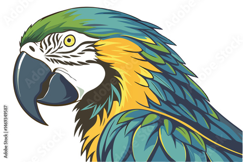 92 colorful tropical parrot, realistic, highly detailed, 8k, 3D render, studio lighting, photorealistic, illustration