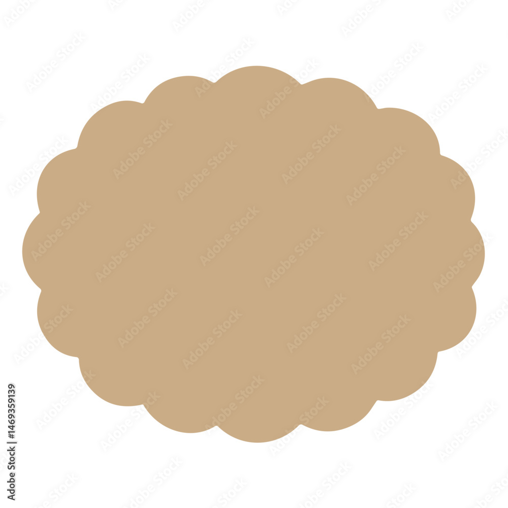 Kraft paper label shape Kraft paper label shape