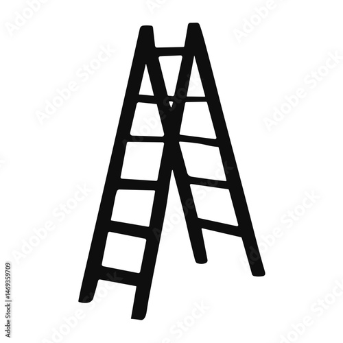 Ladder silhouette