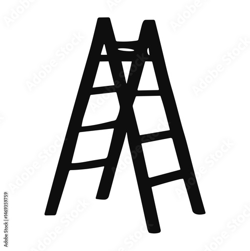 Ladder silhouette
