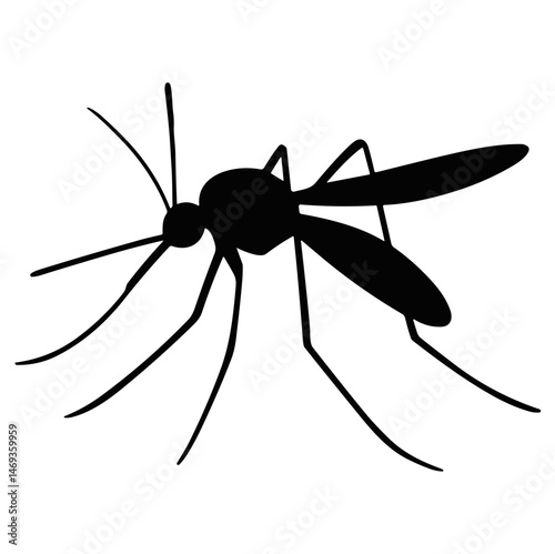 Mosquito silhouette
