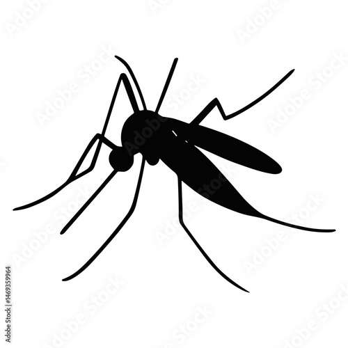 Mosquito silhouette