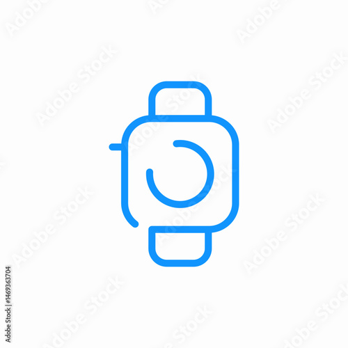 smart watch icon sign vector
