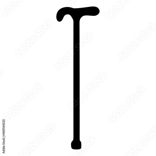 Walking cane and crutches