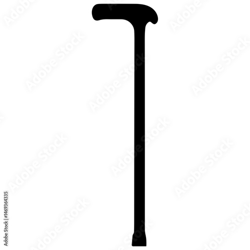 Walking cane and crutches