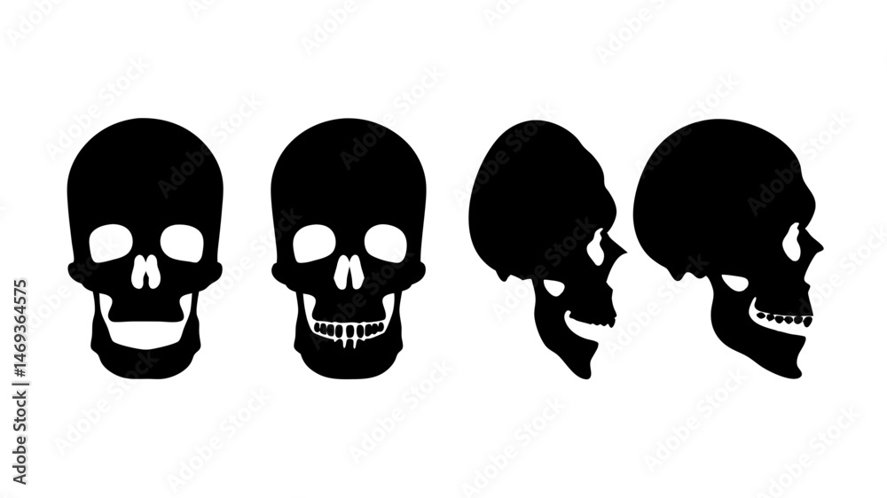 Skull Silhouette Skull Silhouette