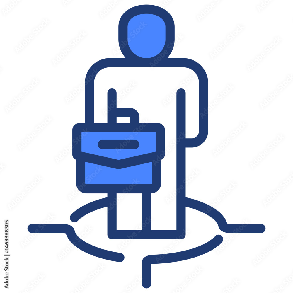 Obraz premium Job Position Icon