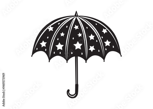 Umbrella Silhouette Vector
