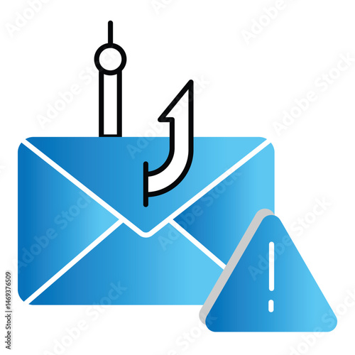 Phishing Prevention Mail Vector Icon Representing Secure Email and Cyber Protection