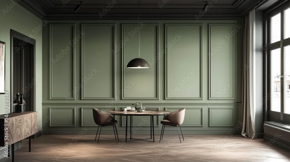 Naklejka premium Perfect for creating serene and sophisticated spaces in homes or offices.