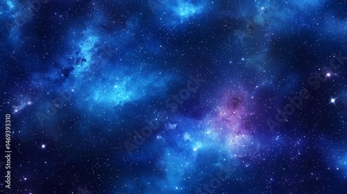 Fototapeta Naklejka Na Ścianę i Meble -  Captivating outer space designed seamless background texture. 