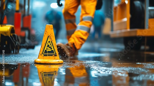 Industrial Wet Floor Safety Awareness: Cautionary Practices in the Workplace