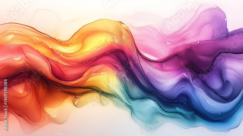 abstract colorful background with waves