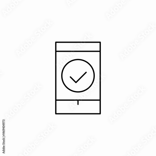 order confirmed icon sign vector