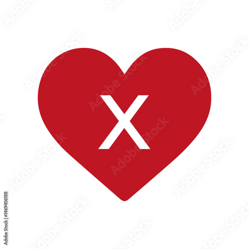 Hearts icons set Symbols of love and heartbreak