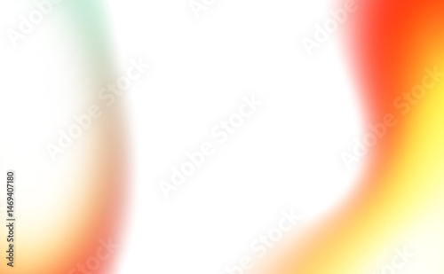Obraz na płótnie Abstract glowing color gradients shape effect on transparent background. Vibrant multicolored blurred gradient shaped effect background used for graphics use. Glowing neon colors effect, grungy. w salonie
