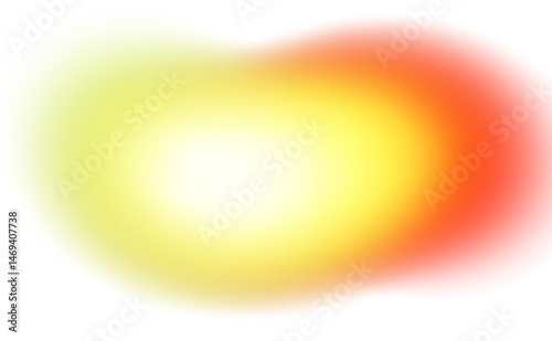 Obraz na płótnie Abstract glowing color gradients shape effect on transparent background. Vibrant multicolored blurred gradient shaped effect background used for graphics use. Glowing neon colors effect, grungy. w salonie